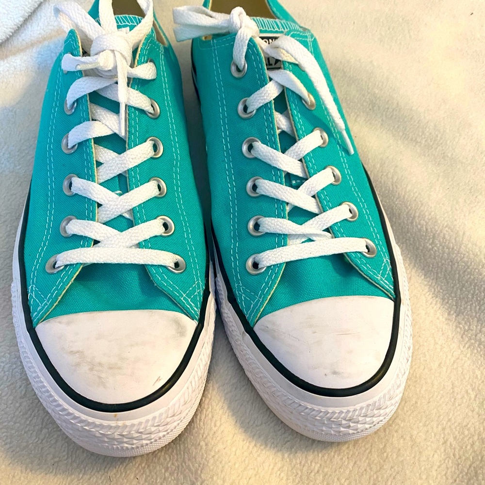 Summer Teal Converse